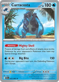 Carracosta, Black Bolt Nº 023 Holo