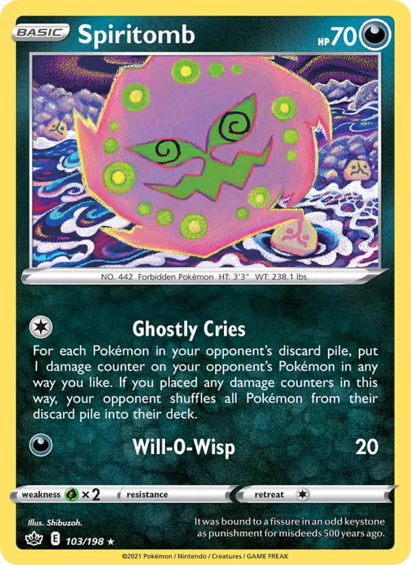 Spiritomb, Chilling Reign Nº 103