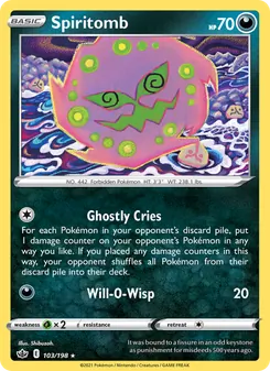 Spiritomb, Chilling Reign Nº 103 Normal