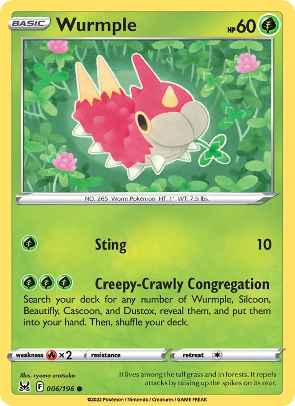 Wurmple, Lost Origin No. 006