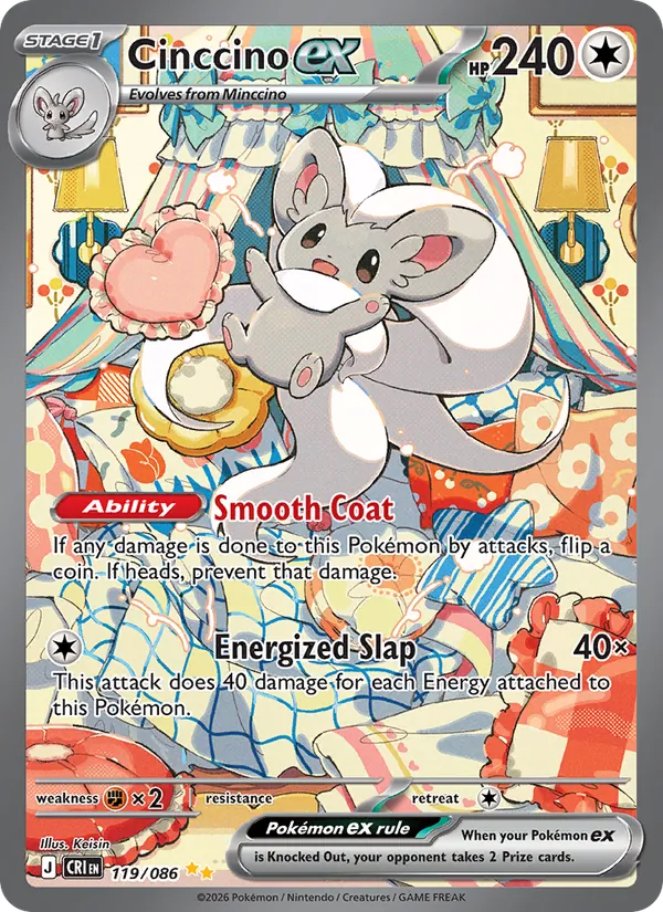 Cinccino ex, Chaos Rising No. 119