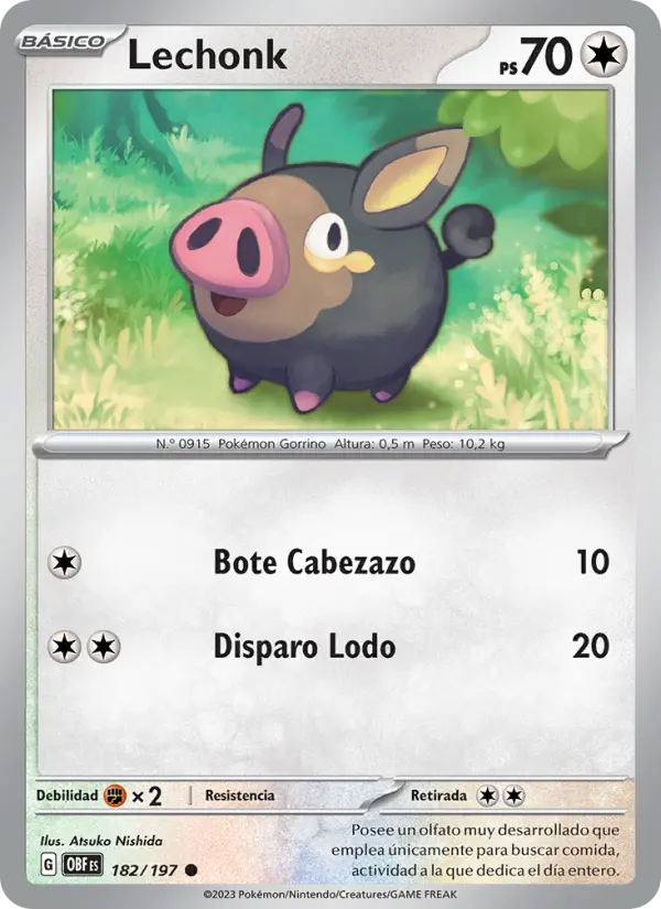 Lechonk, Llamas Obsidianas Nº 182
