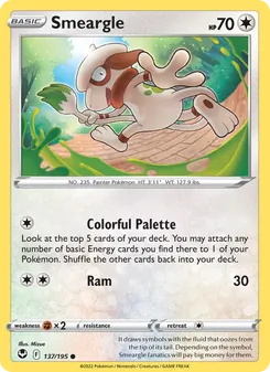 Smeargle, Silver Tempest Nº 137 Normal