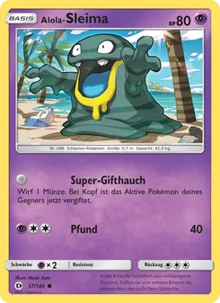 Alola-Sleima, Sonne & Mond Nº 57 Normal