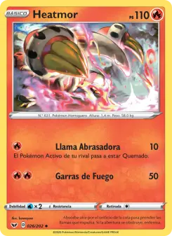 Heatmor, Espada y Escudo No. 26 Normal
