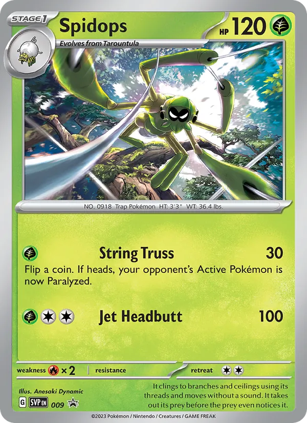 Spidops, SVP Black Star Promos No. 009