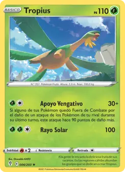 Tropius, Cielos Evolutivos No. 6