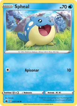 Spheal, Reinado Escalofriante No. 37 Normal