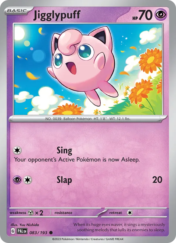 Jigglypuff, Paldea Evolved Nº 083