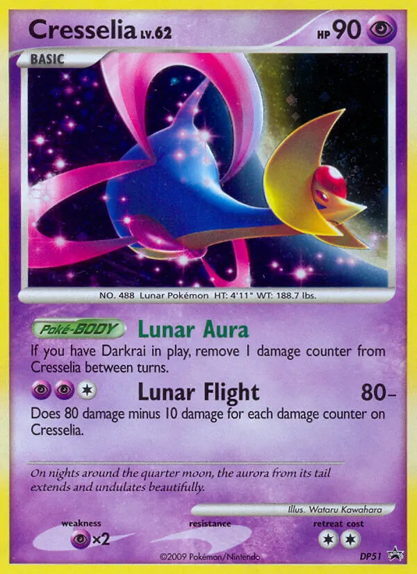 Cresselia, DP Black Star Promos Nº DP51