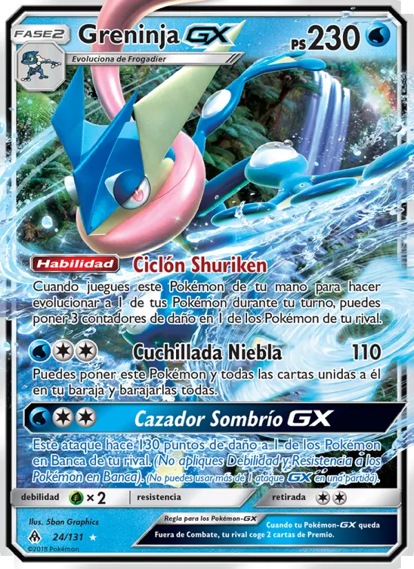 Greninja GX, Luz Prohibida No. 24