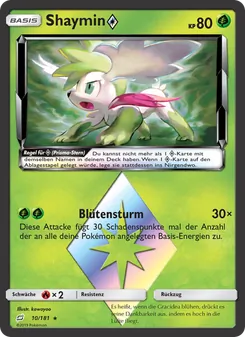 Shaymin ◇, Teams Sind Trumpf Nº 10 Normal