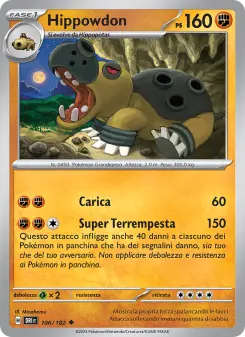Hippowdon, Rivali Predestinati Nº 106 Normal