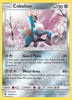 Cobalion, Lost Thunder No. 129 Normal
