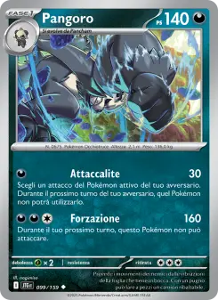 Pangoro, Avventure Insieme Nº 099 Normal