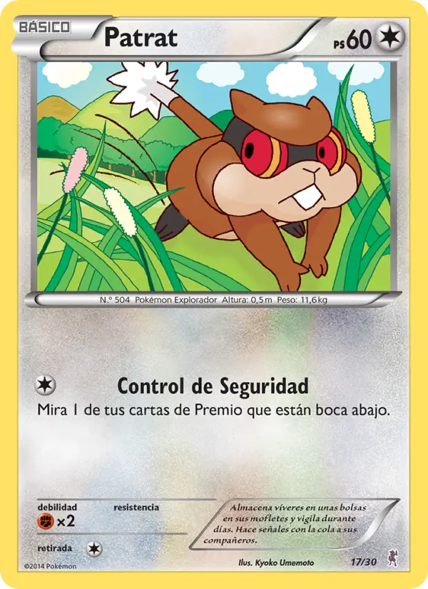 Patrat, Kit de Entrenador XY (Bisharp) No. 17
