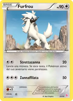 Furfrou, XY trainer Kit (Sylveon) Nº 22 Normal