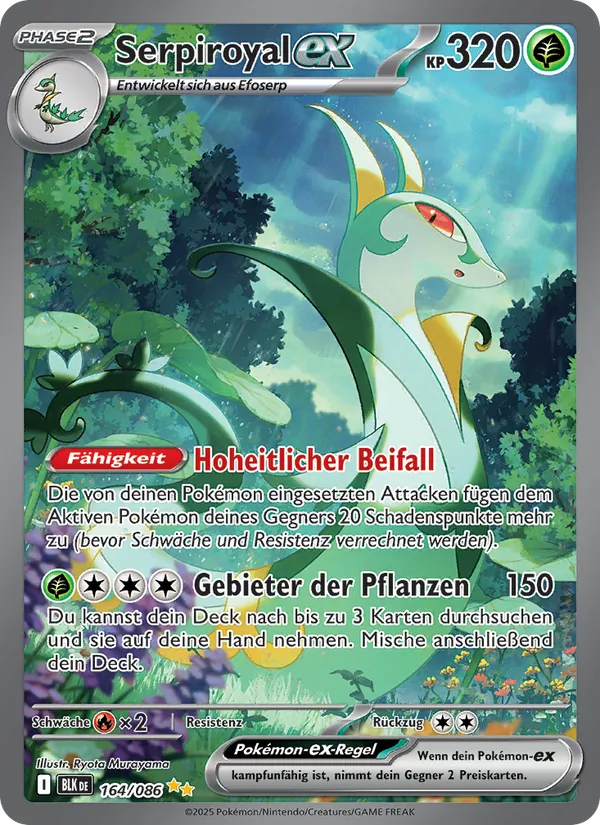 Serpiroyal-ex, Schwarze Blitze No. 164