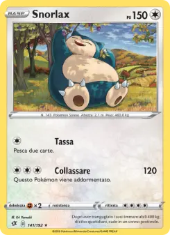 Snorlax, Fragore Ribelle Nº 141 Normal