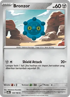Bronzor, Kilat Rasi No. 124 Normal