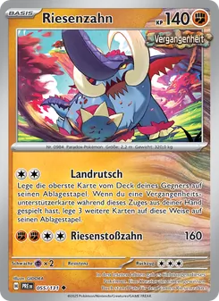 Riesenzahn, Prismatische Entwicklungen Nº 055 Normal