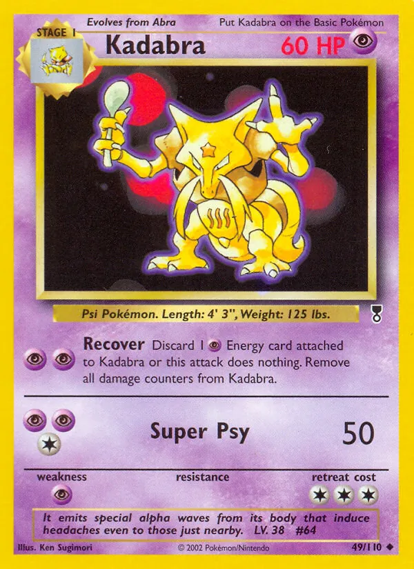 Kadabra, Legendary Collection No. 49