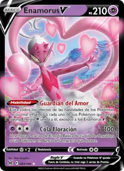 Enamorus V, Origen Perdido Nº 082 Holo
