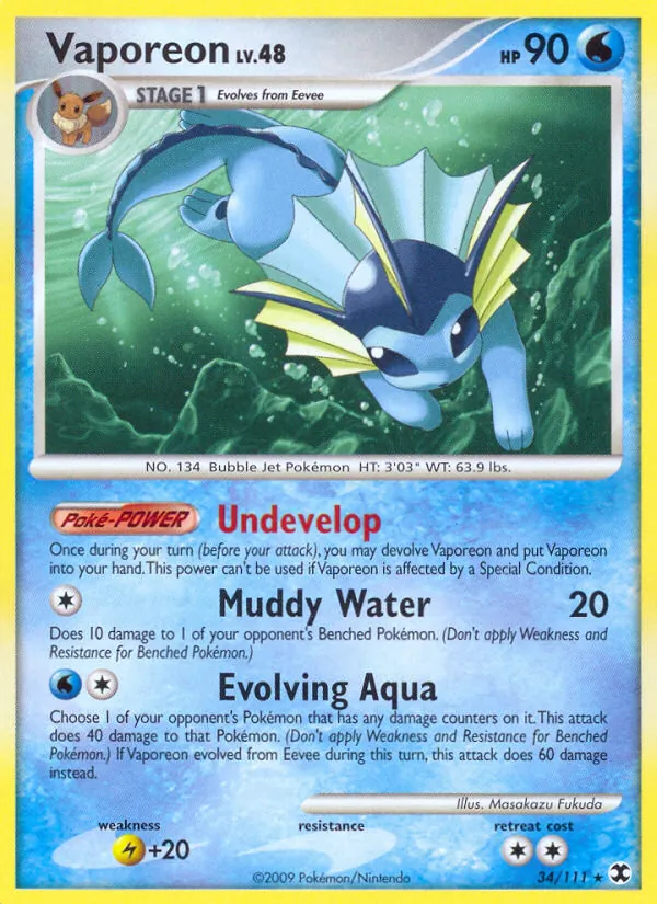 Vaporeon, Rising Rivals Nº 34
