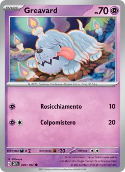 Greavard, Ossidiana Infuocata Nº 099 Normal