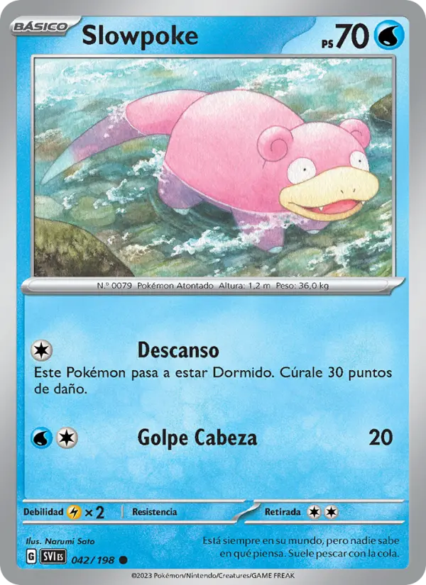Slowpoke, Escarlata y Púrpura No. 042