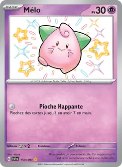 Mélo, Destinées de Paldea Nº 150 Holo