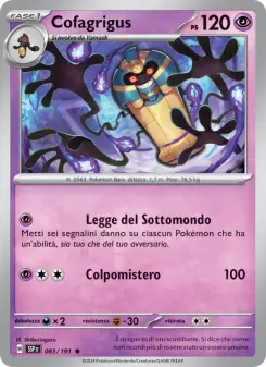Cofagrigus, Scintille Folgoranti No. 083 Holo
