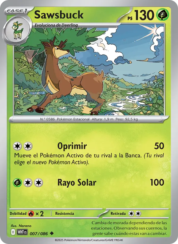 Sawsbuck, Llama Blanca No. 007