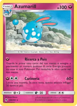 Azumarill, Tuoni Perduti No. 136 Normal