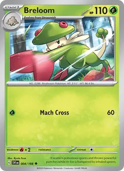 Breloom, Scarlet & Violet No. 004
