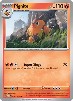 Pignite, Ascended Heroes No. 030 Normal