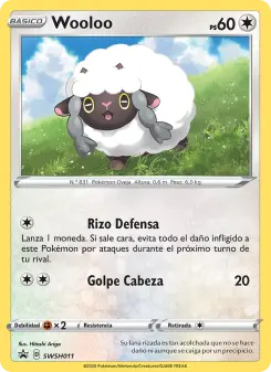 Wooloo, Cartas de promoción ESES No. SWSH011 Holo