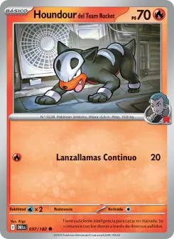 Houndour del Team Rocket, Rivales Predestinados No. 037 Normal