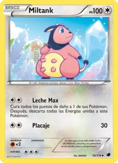 Miltank, Glaciación Plasma No. 93 Normal