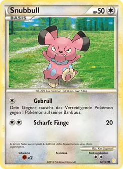 Snubbull, HeartGold SoulSilver Nº 82 Normal