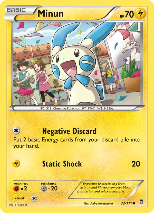 Minun, Furious Fists Nº 32