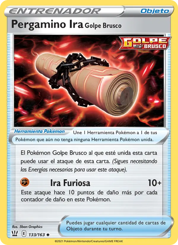 Pergamino Ira Golpe Brusco, Estilos de Combate Nº 133