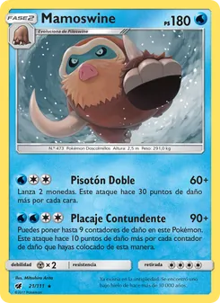 Mamoswine, Invasión Carmesí Nº 21 Normal