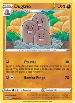 Dugtrio, Oscuridad Incandescente Nº 85 Normal