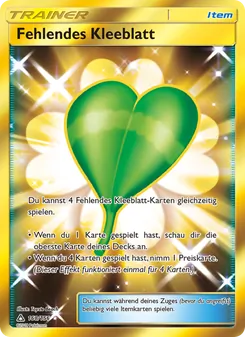 Fehlendes Kleeblatt, Ultra-Prisma Nº 168 Normal