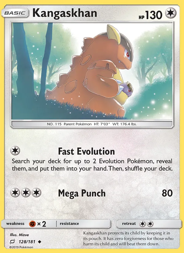 Kangaskhan, Team Up No. 128