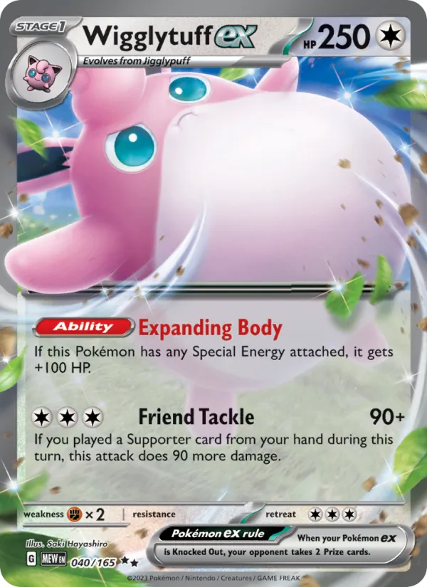Wigglytuff ex, 151 No. 040