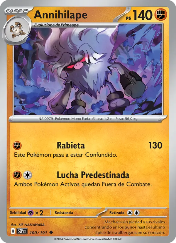Annihilape, Chispas Fulgurantes No. 100