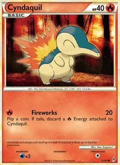 Cyndaquil, Call of Legends Nº 55 Normal
