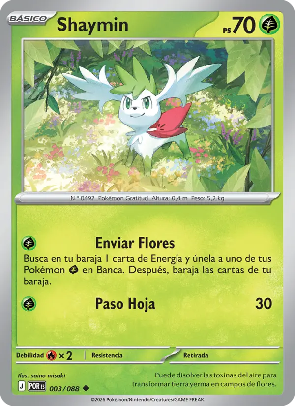 Shaymin, Equilibrio Perfecto Nº 003